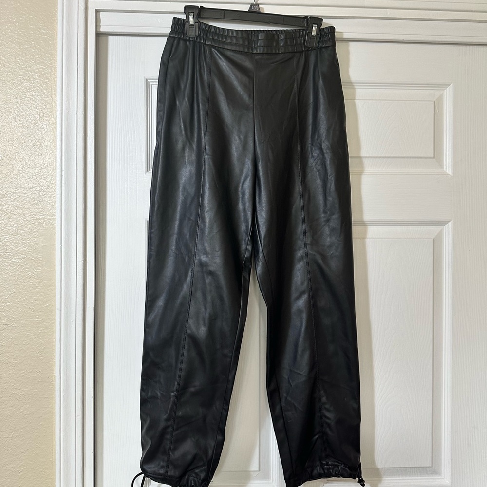 Zara NWT faux leather pants